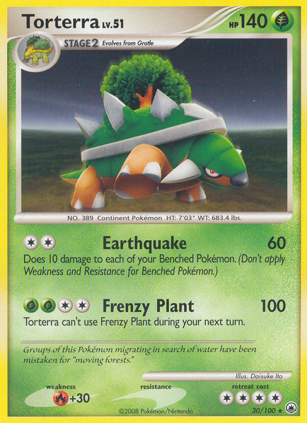 Torterra (30/100) [Diamond & Pearl: Majestic Dawn] | Card Merchant Takapuna