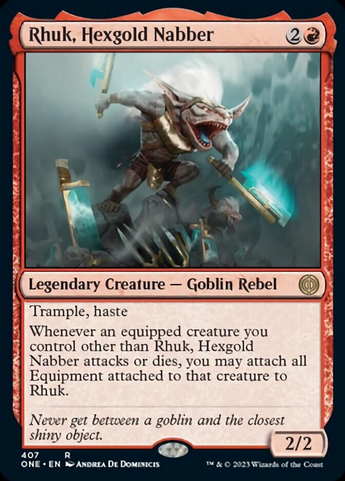 Rhuk, Hexgold Nabber [Phyrexia: All Will Be One] | Card Merchant Takapuna