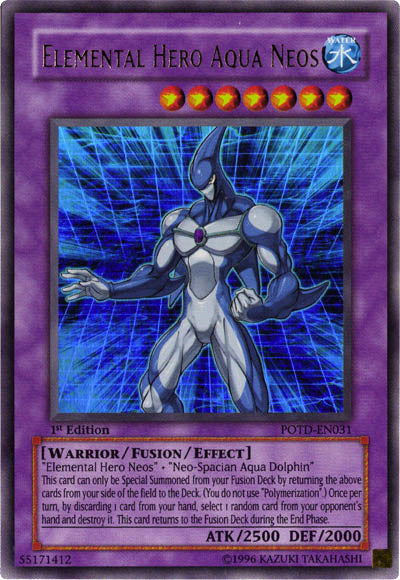Elemental Hero Aqua Neos [POTD-EN031] Ultra Rare | Card Merchant Takapuna