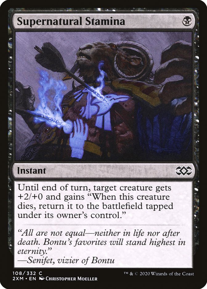 Supernatural Stamina [Double Masters] | Card Merchant Takapuna