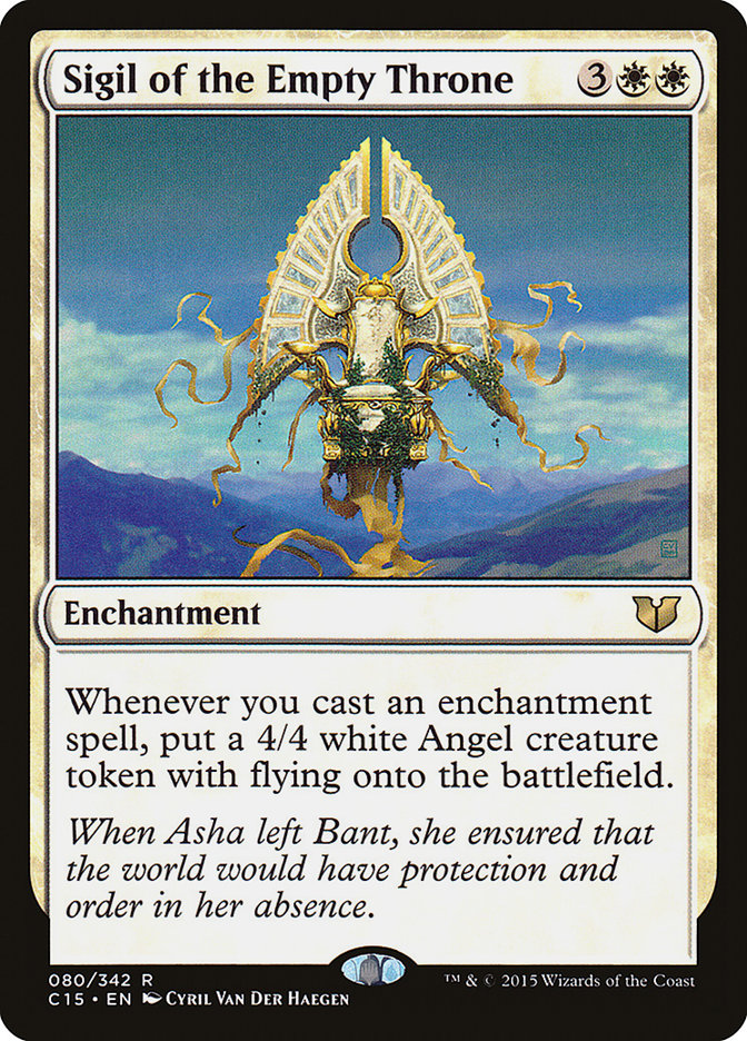 Sigil of the Empty Throne [Commander 2015] | Card Merchant Takapuna