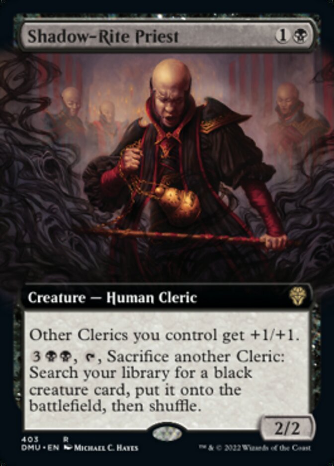 Shadow-Rite Priest (Extended Art) [Dominaria United] | Card Merchant Takapuna