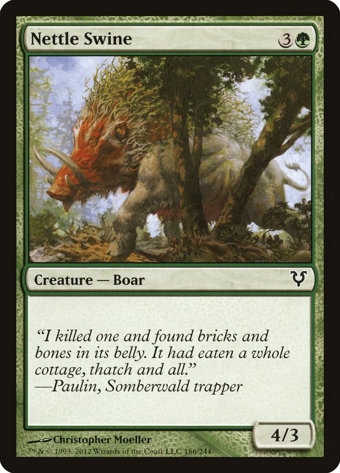 Nettle Swine [Avacyn Restored] | Card Merchant Takapuna