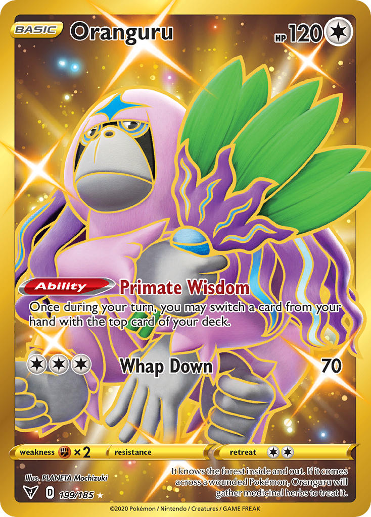 Oranguru (199/185) [Sword & Shield: Vivid Voltage] | Card Merchant Takapuna