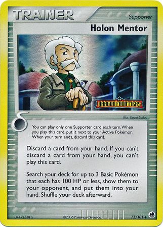 Holon Mentor (75/101) (Stamped) [EX: Dragon Frontiers] | Card Merchant Takapuna