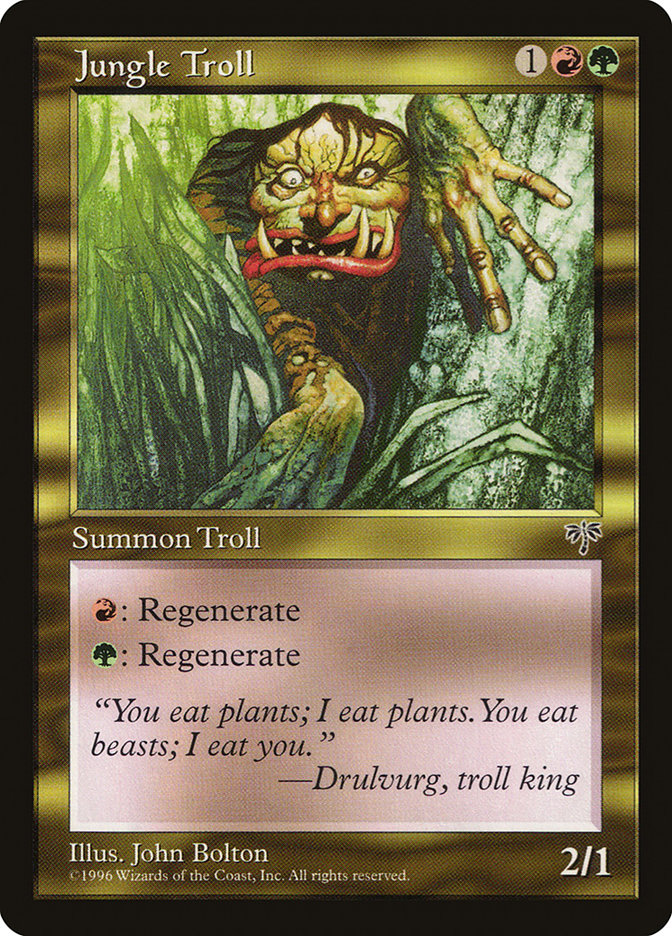 Jungle Troll [Mirage] | Card Merchant Takapuna