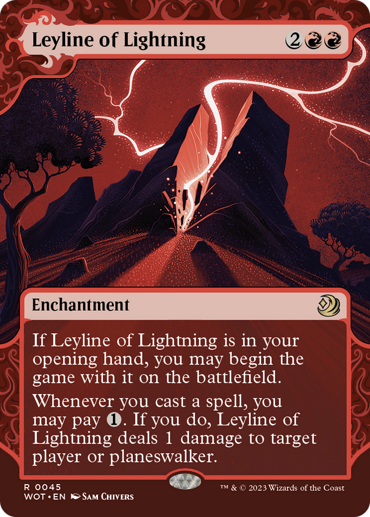 Leyline of Lightning [Wilds of Eldraine: Enchanting Tales] | Card Merchant Takapuna