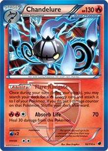 Chandelure (16/116) (Theme Deck Exclusive) [Black & White: Plasma Freeze] | Card Merchant Takapuna