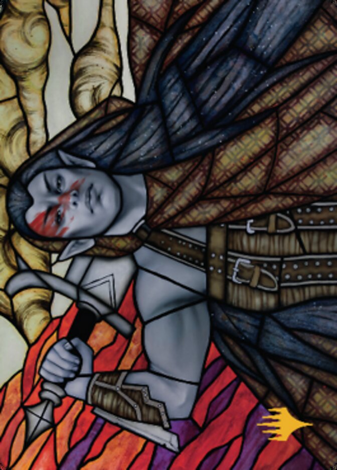 Radha, Coalition Warlord Art Card (Gold-Stamped Signature) [Dominaria United Art Series] | Card Merchant Takapuna