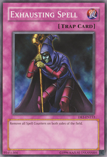 Exhausting Spell [DR1-EN153] Common | Card Merchant Takapuna