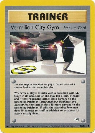 Vermilion City Gym (120/132) [Gym Heroes Unlimited] | Card Merchant Takapuna