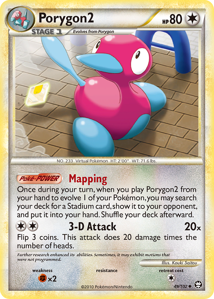 Porygon2 (49/102) [HeartGold & SoulSilver: Triumphant] | Card Merchant Takapuna