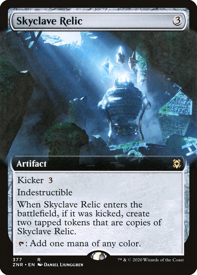 Skyclave Relic (Extended Art) [Zendikar Rising] | Card Merchant Takapuna