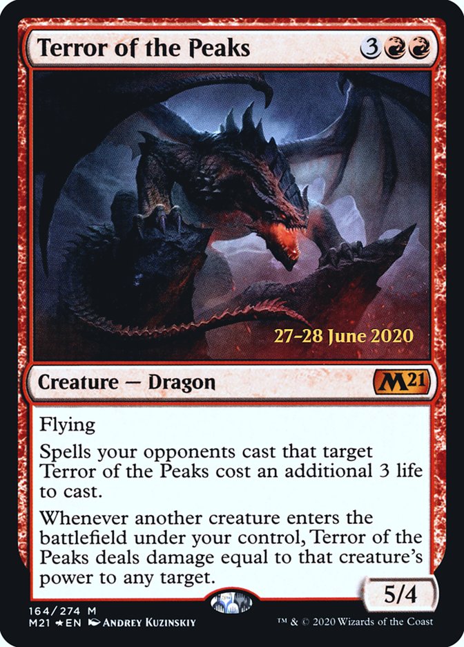 Terror of the Peaks [Core Set 2021 Prerelease Promos] | Card Merchant Takapuna