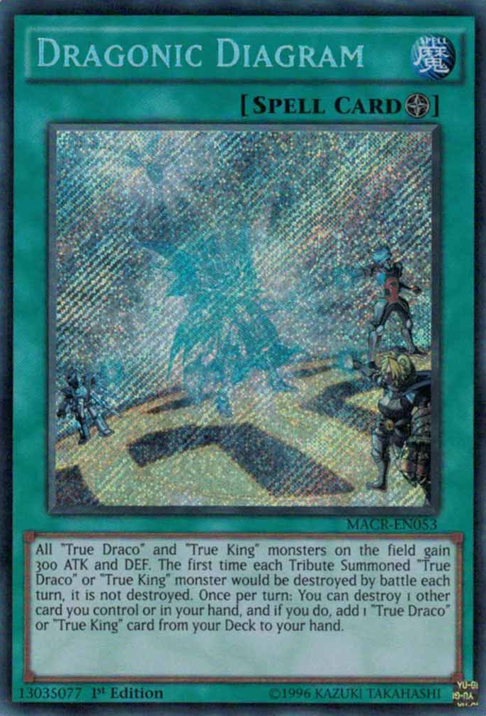 Dragonic Diagram [MACR-EN053] Secret Rare | Card Merchant Takapuna