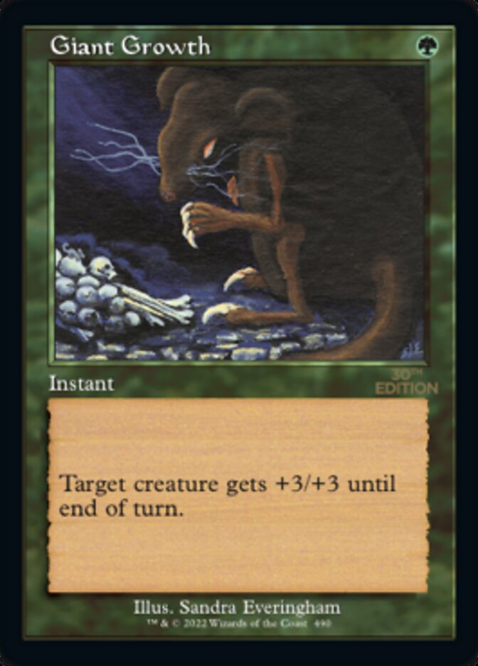Giant Growth (Retro) [30th Anniversary Edition] | Card Merchant Takapuna