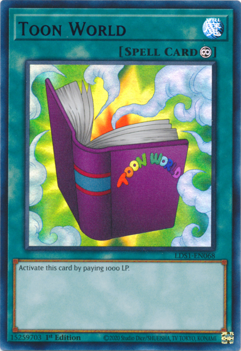 Toon World (Green) [LDS1-EN068] Ultra Rare | Card Merchant Takapuna