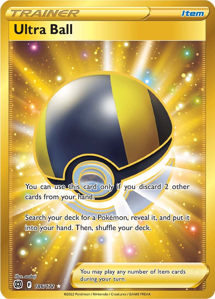 Ultra Ball (186/172) [Sword & Shield: Brilliant Stars] | Card Merchant Takapuna