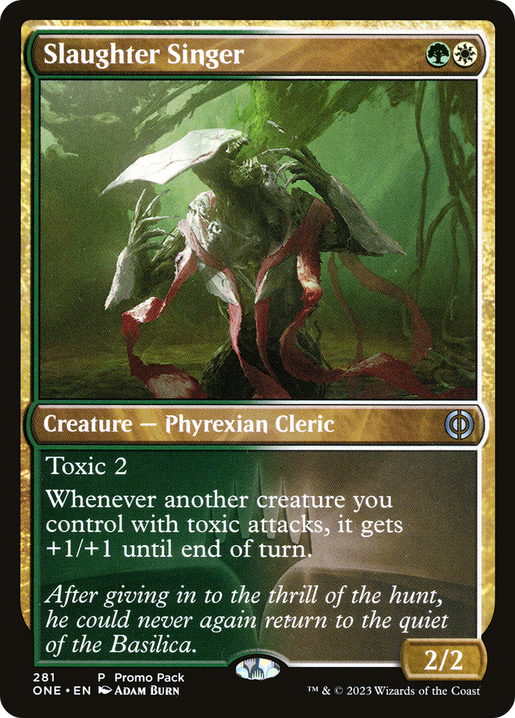 Slaughter Singer (Promo Pack) [Phyrexia: All Will Be One Promos] | Card Merchant Takapuna
