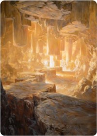 Pillarverge Pathway Art Card [Zendikar Rising Art Series] | Card Merchant Takapuna