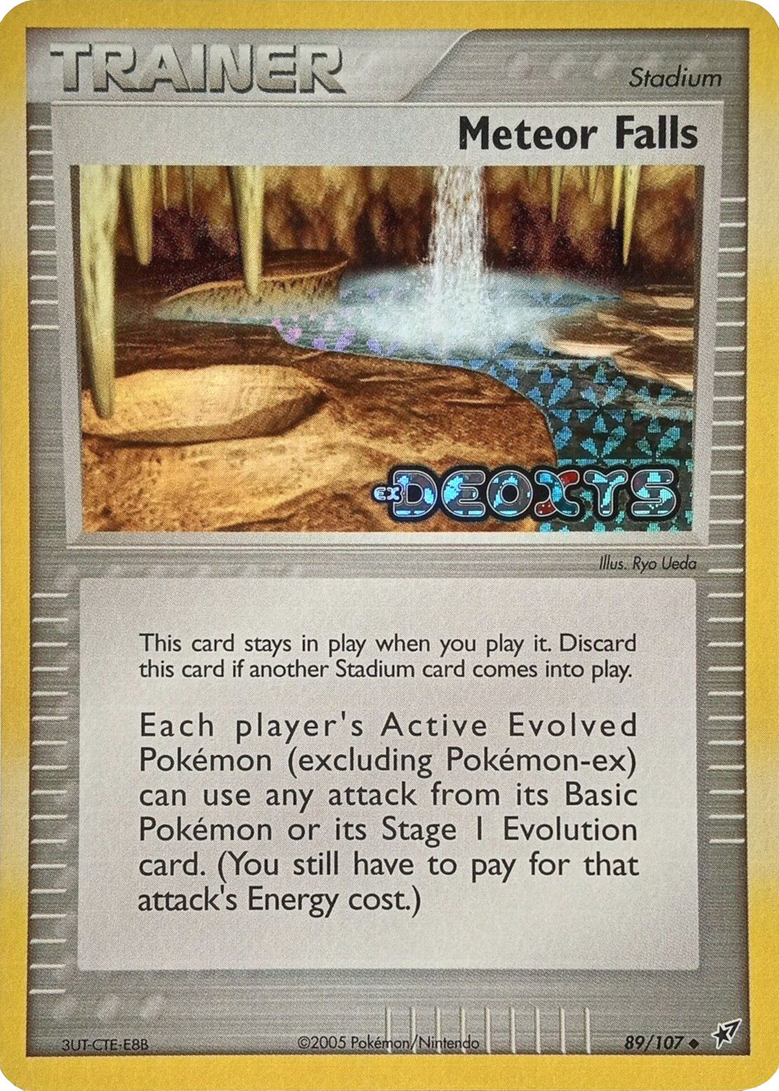 Meteor Falls (89/107) (Stamped) [EX: Deoxys] | Card Merchant Takapuna