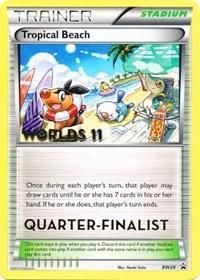 Tropical Beach (Quarter Finalist) (BW28) [Black and White Promos] | Card Merchant Takapuna