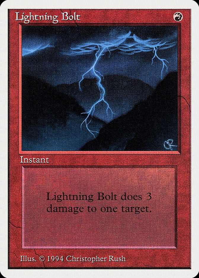 Lightning Bolt [Summer Magic / Edgar] | Card Merchant Takapuna
