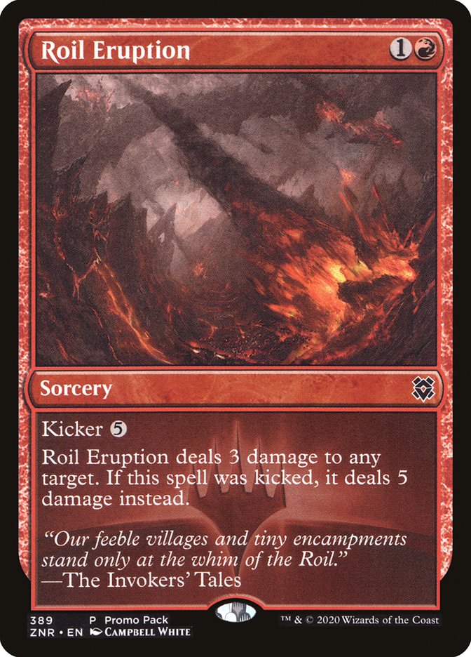 Roil Eruption (Promo Pack) [Zendikar Rising Promos] | Card Merchant Takapuna