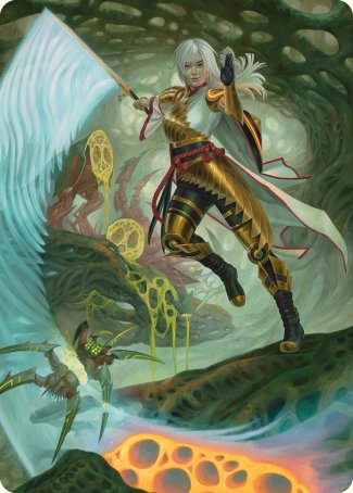 The Eternal Wanderer Art Card [Phyrexia: All Will Be One Art Series] | Card Merchant Takapuna