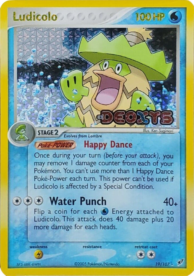 Ludicolo (19/107) (Stamped) [EX: Deoxys] | Card Merchant Takapuna