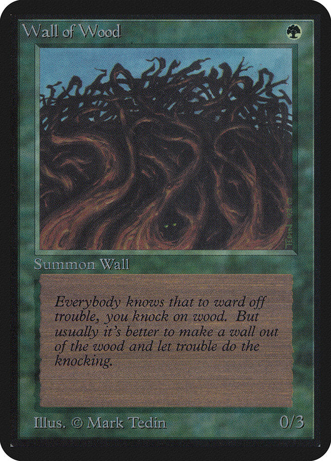 Wall of Wood [Alpha Edition] | Card Merchant Takapuna