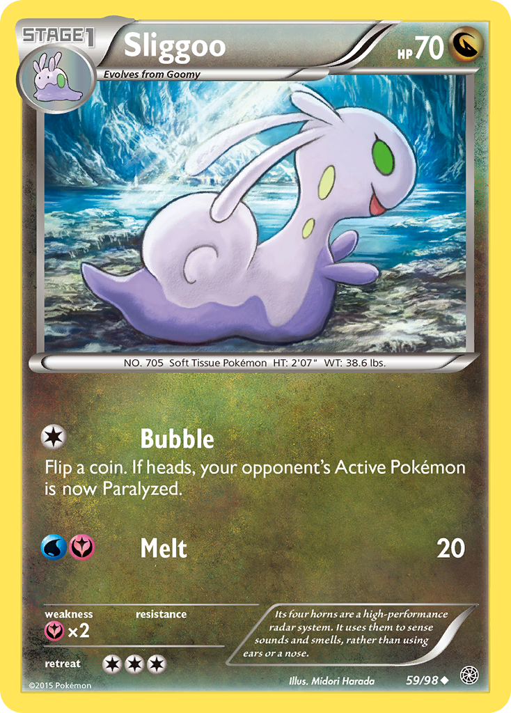 Sliggoo (59/98) [XY: Ancient Origins] | Card Merchant Takapuna