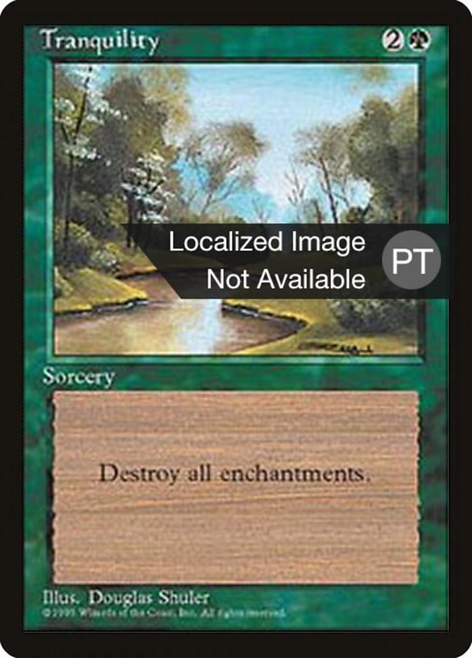 Tranquility [Fourth Edition (Foreign Black Border)] | Card Merchant Takapuna