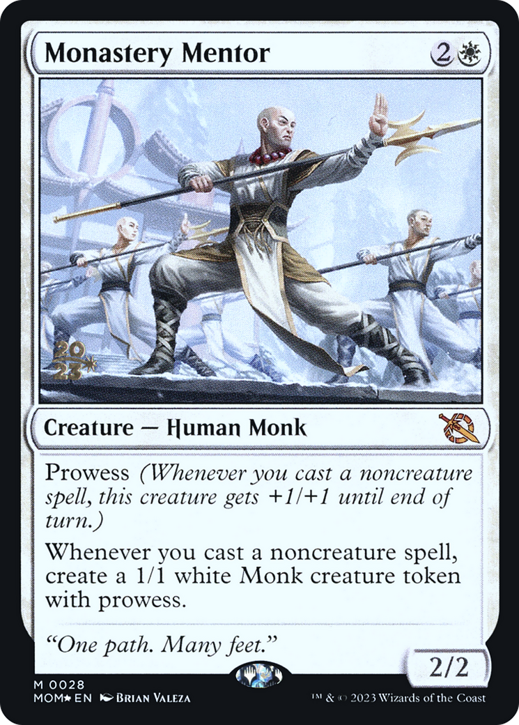 Monastery Mentor [March of the Machine Prerelease Promos] | Card Merchant Takapuna