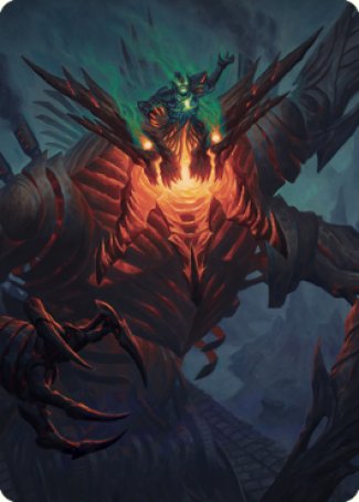 Mishra, Lost to Phyrexia Art Card [The Brothers' War Art Series] | Card Merchant Takapuna
