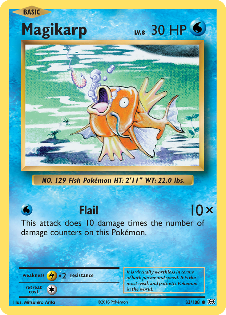 Magikarp (33/108) [XY: Evolutions] | Card Merchant Takapuna