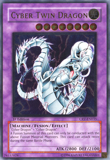 Cyber Twin Dragon [CRV-EN035] Ultimate Rare | Card Merchant Takapuna