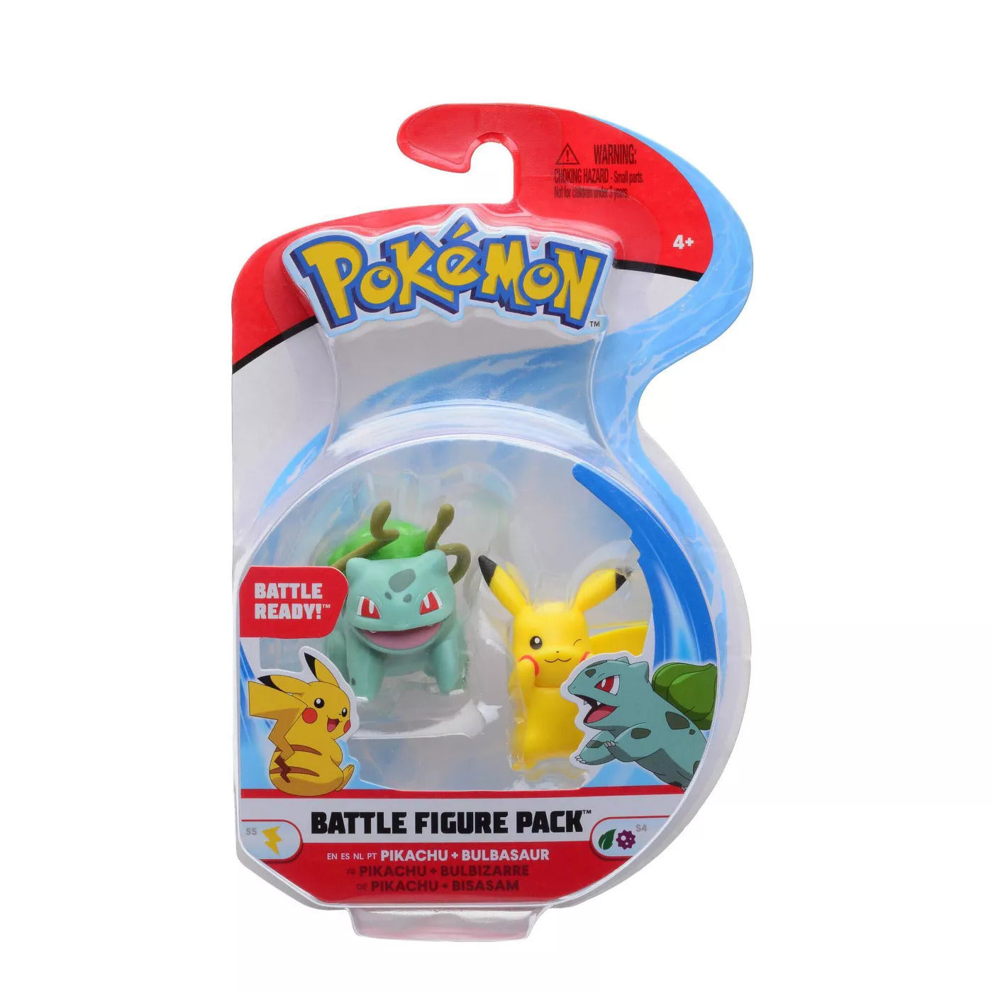 Pikachu & Bulbasaur Battle Figure | Card Merchant Takapuna