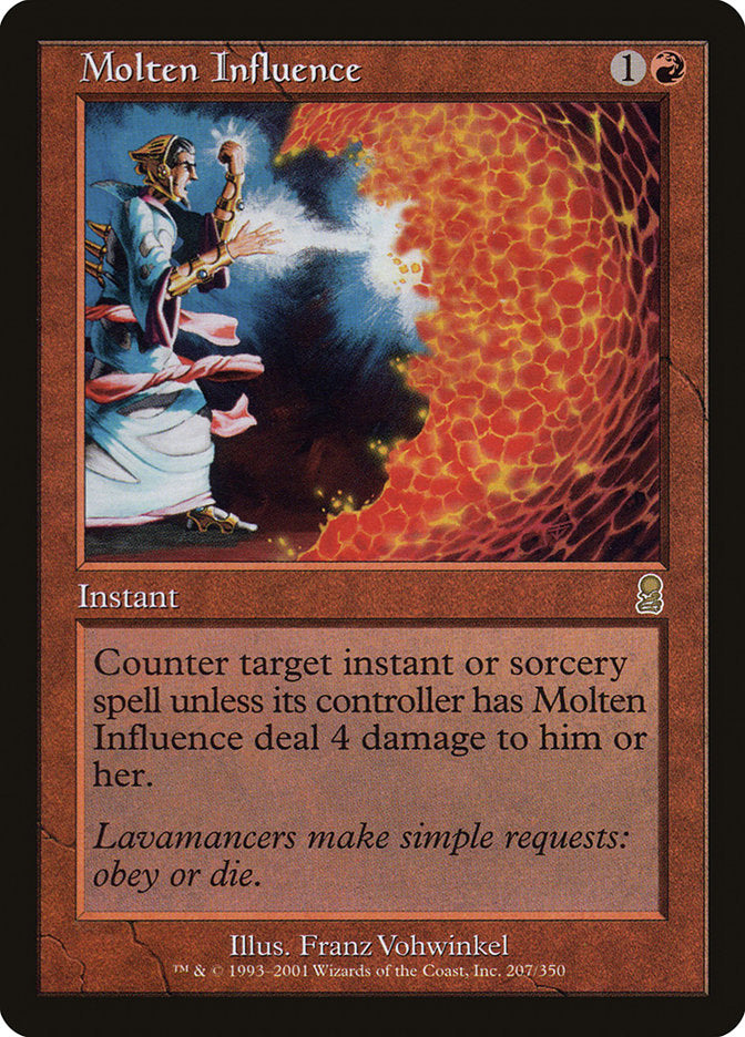 Molten Influence [Odyssey] | Card Merchant Takapuna