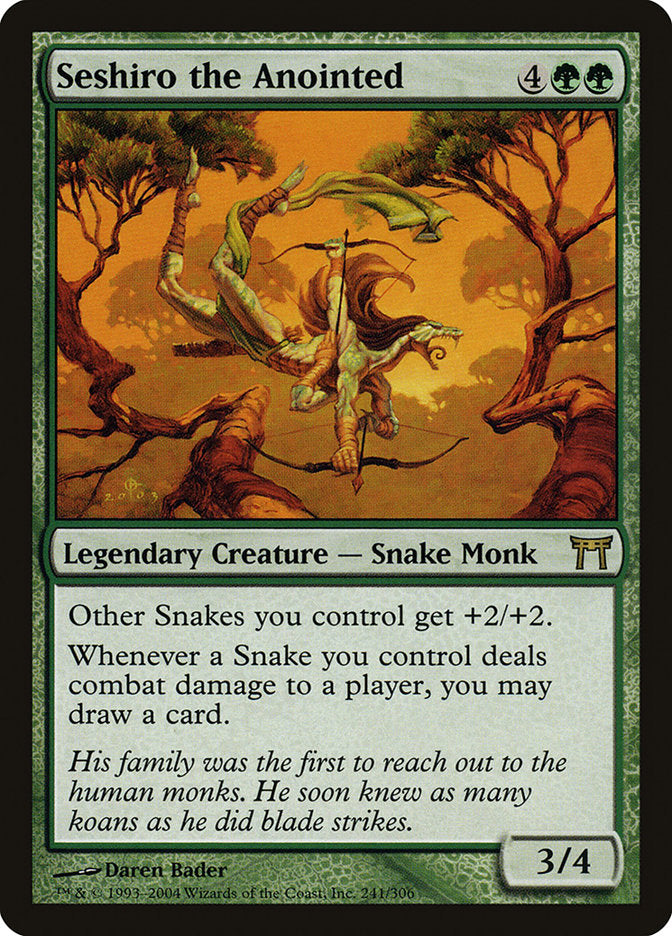Seshiro the Anointed [Champions of Kamigawa] | Card Merchant Takapuna