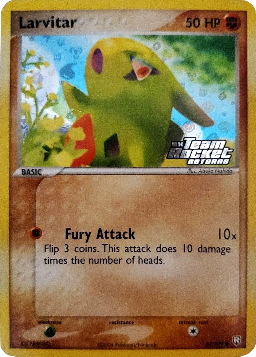 Larvitar (62/109) (Stamped) [EX: Team Rocket Returns] | Card Merchant Takapuna
