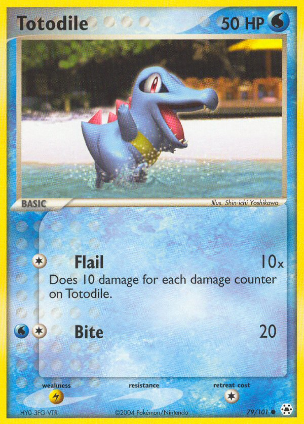 Totodile (79/101) [EX: Hidden Legends] | Card Merchant Takapuna