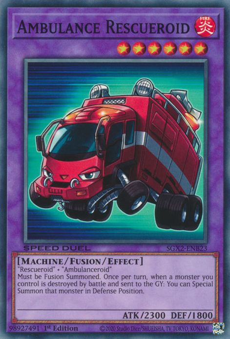 Ambulance Rescueroid [SGX2-ENB23] Common | Card Merchant Takapuna