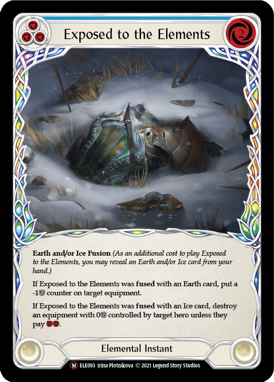 Exposed to the Elements [U-ELE093] (Tales of Aria Unlimited)  Unlimited Normal | Card Merchant Takapuna