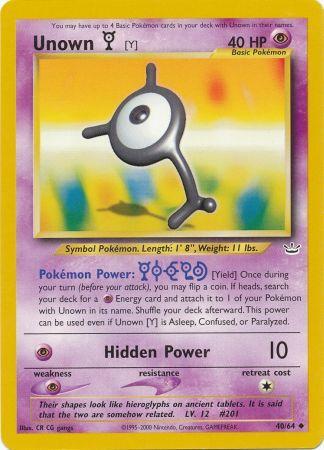 Unown [Y] (40/64) [Neo Revelation Unlimited] | Card Merchant Takapuna