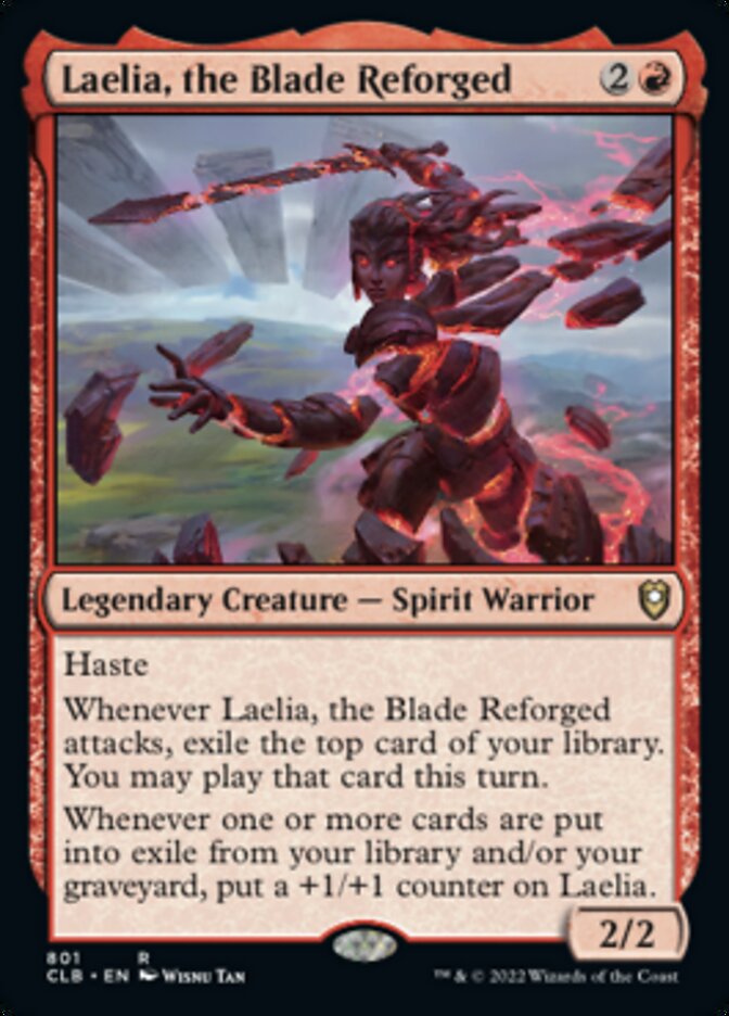 Laelia, the Blade Reforged [Commander Legends: Battle for Baldur's Gate] | Card Merchant Takapuna