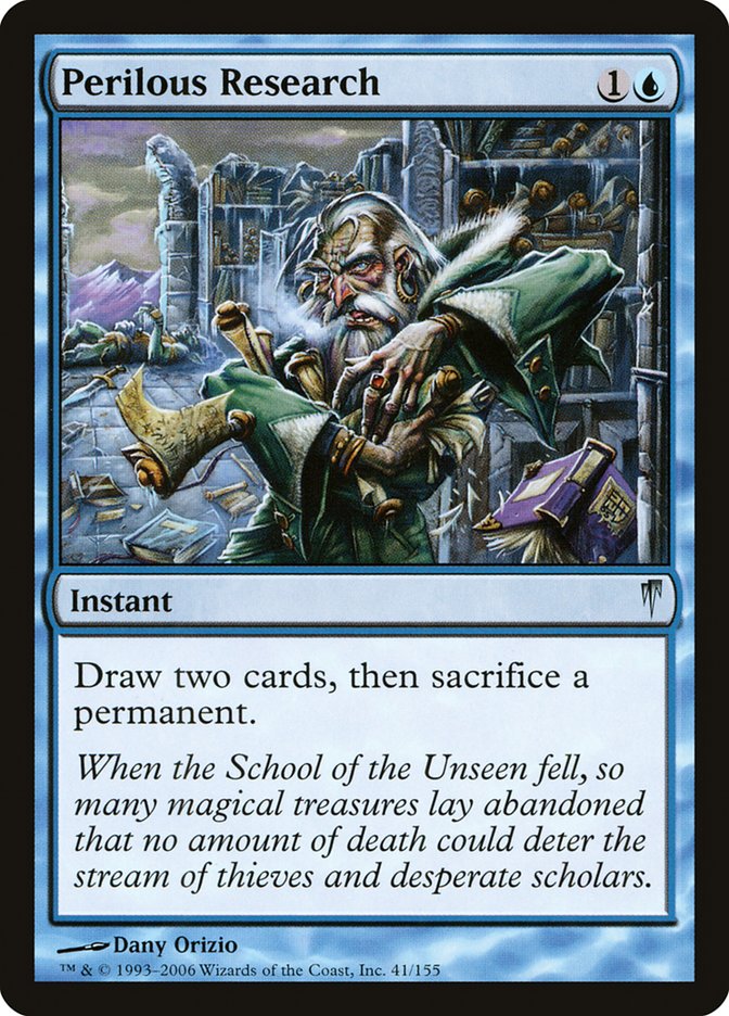 Perilous Research [Coldsnap] | Card Merchant Takapuna
