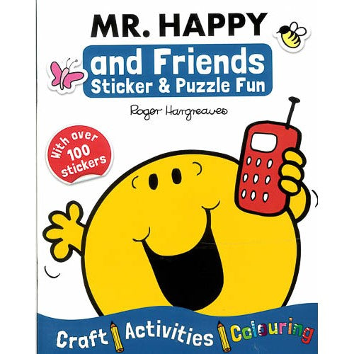 Mr. Happy and Friends - Sticker and Puzzle Fun | Card Merchant Takapuna