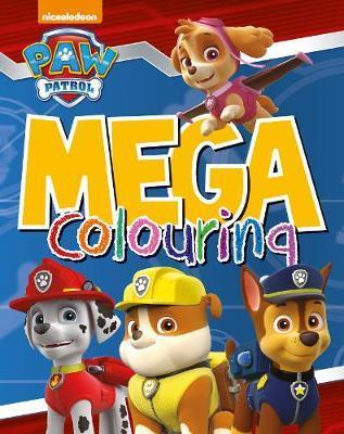 Paw Patrol mega colouring - blue | Card Merchant Takapuna