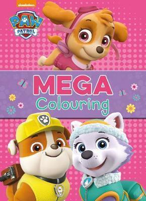 Paw Patrol mega colouring - pink | Card Merchant Takapuna